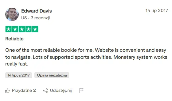 Recenzja Trustpilot 3